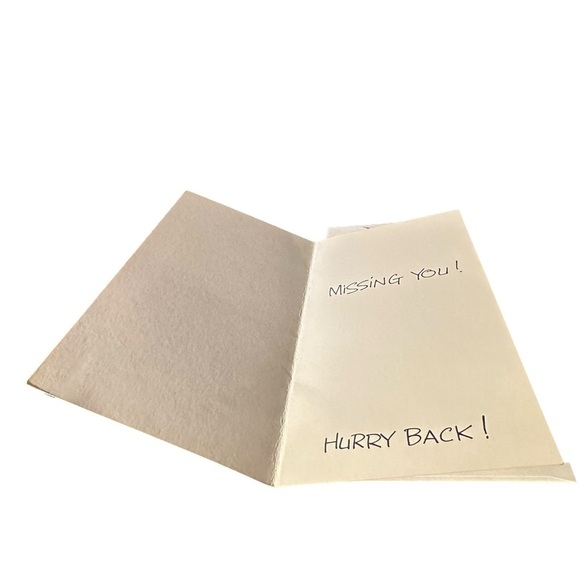 3 Vintage USA Vagabond Creations West Carrollton Get Well & Miss You Cards NOS - Picture 4 of 16